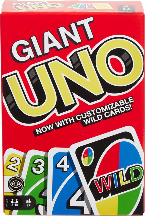 giant uno giant game|Mattel Games Giant UNO Card Game for Kids, Adults & Family .